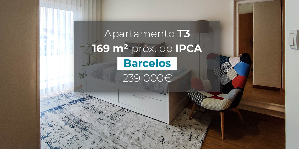 Apartamento T3 Barcelos